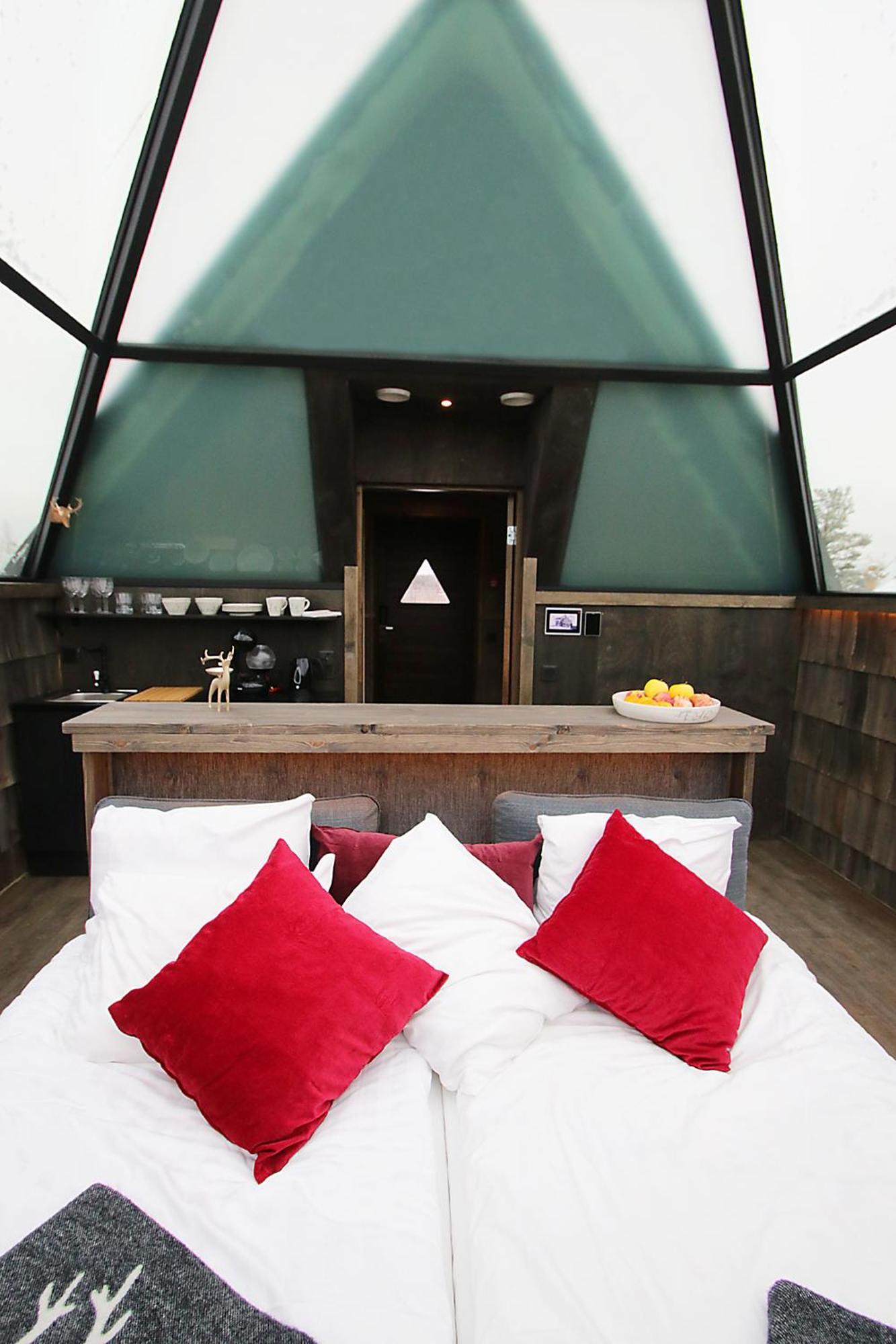 Aurora Pyramid Glass Igloos Kongas Exterior photo